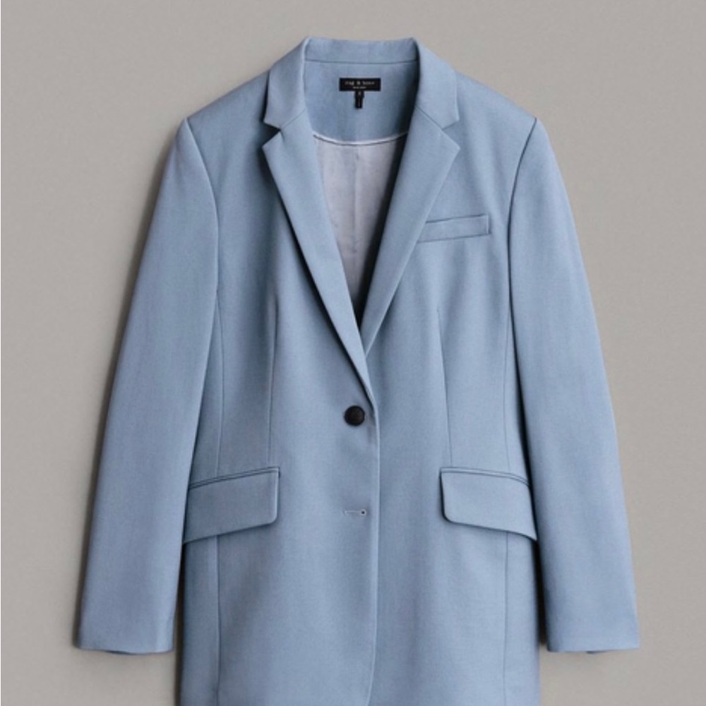 Charles Twill Blazer Rag & Bone Prairie Blue